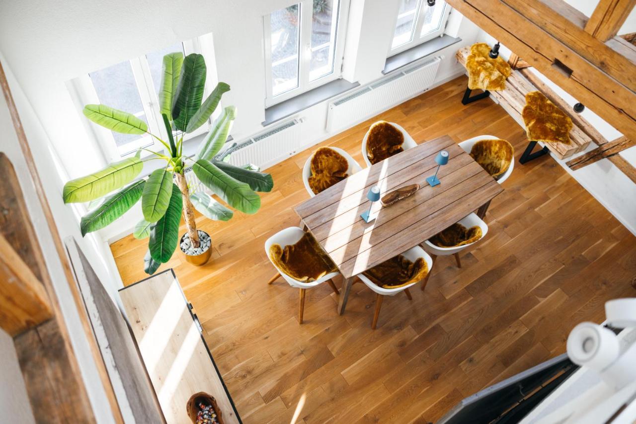 Heimatel - Luxury Penthouse Loft Apartment Ravensburg Bagian luar foto
