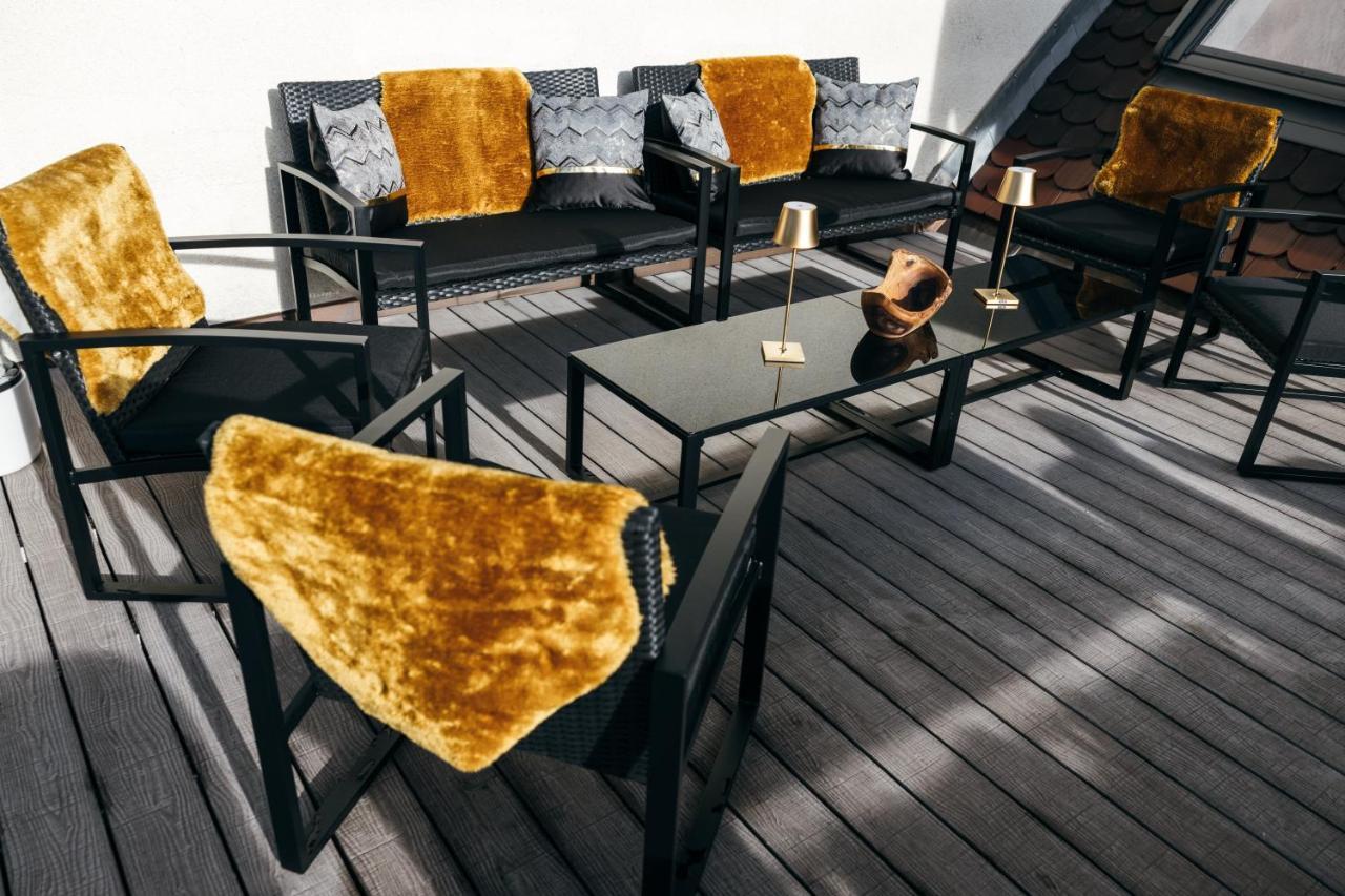 Heimatel - Luxury Penthouse Loft Apartment Ravensburg Bagian luar foto