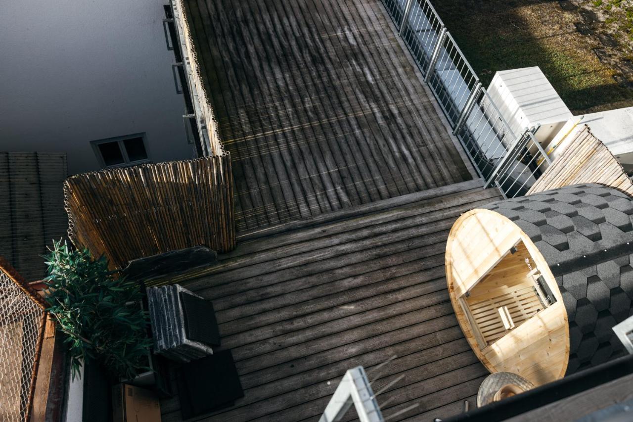 Heimatel - Luxury Penthouse Loft Apartment Ravensburg Bagian luar foto