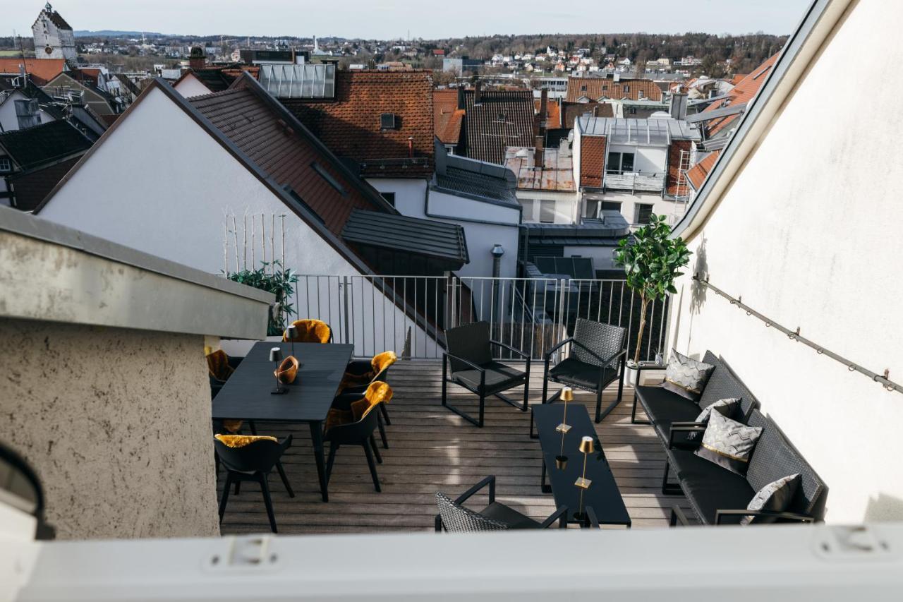 Heimatel - Luxury Penthouse Loft Apartment Ravensburg Bagian luar foto