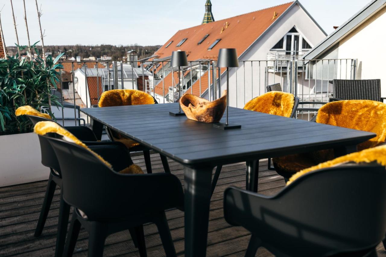 Heimatel - Luxury Penthouse Loft Apartment Ravensburg Bagian luar foto