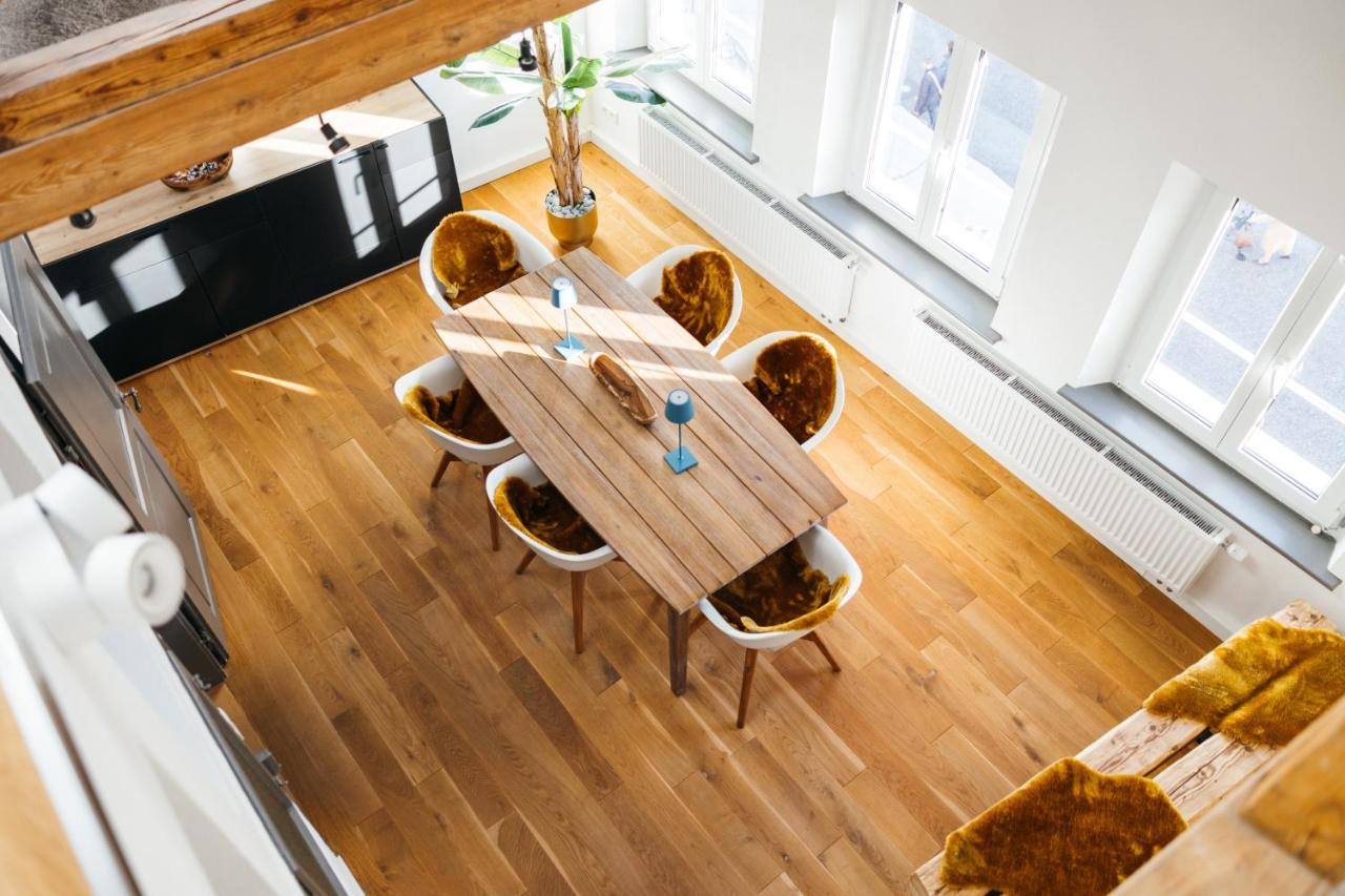 Heimatel - Luxury Penthouse Loft Apartment Ravensburg Bagian luar foto